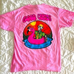 ‘Good Vibes’ Oversized tee NWOT